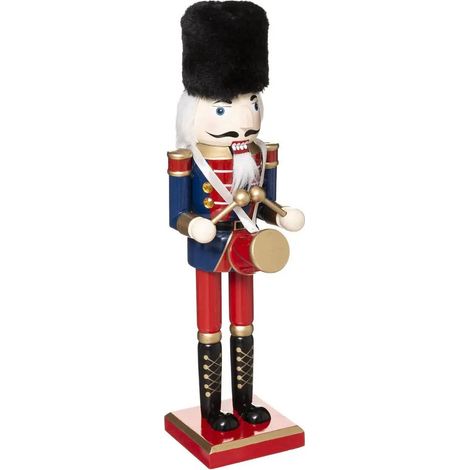 Weihnachtsfigur Nussknacker, Holz, 25 cm (1/2)