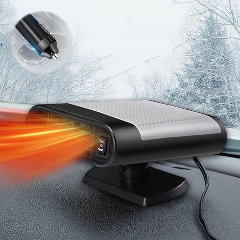 Autoheizung, 150-W-Windschutzscheibenentfeuchter, Auto-Entfroster, Autoheizungs-Entfroster mit 360°-Schwenkfunktion, Autolüfterheizung, tragbare Autoheizung