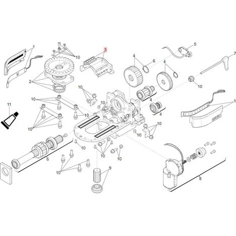 faac pièce détachée support connexions s2500i 63003379 (1/3)