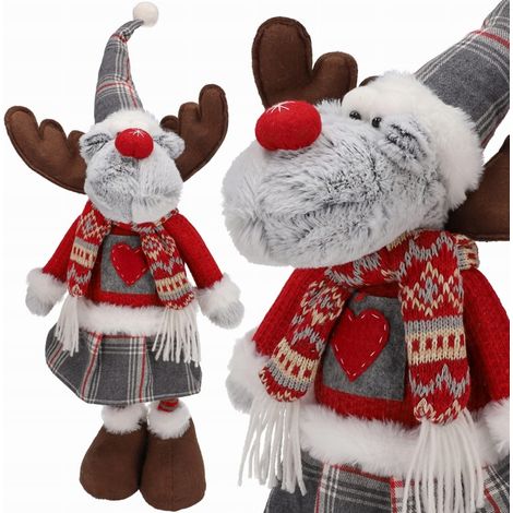 Grande décoration de Noël renne, orignal, gnome d'hiver JUMIhome (1/4)