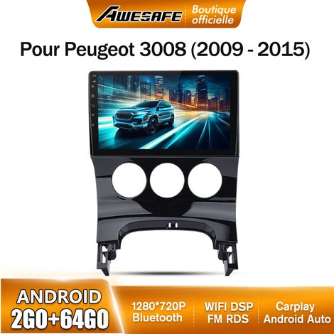 AWESAFE Autoradio Android 13 pour Peugeot 3008/5008 (2009-2016) 2Go+64Go avec 9'' Écran Tactile Carplay Android Auto GPS WiFi (1/5)