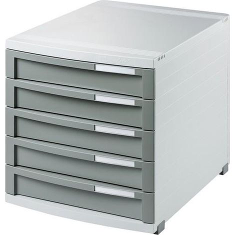 Han Contur Organizzatore da scrivania grigio chiaro 5 cassetti