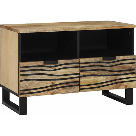 TV-Einheiten mit Schubladen Braun 70 x 33 x 46 cm Holzwerkstoff