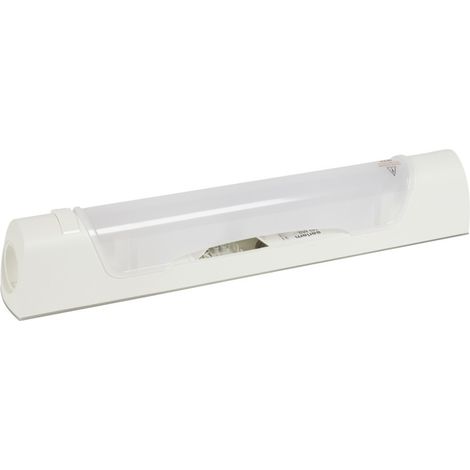 Legrand – Applique salle de bain Prismaline 470mm avec interrupteur et prise rasoir IP24 – Charge max 75W – Pour logements collectifs et hôtellerie (1/4)