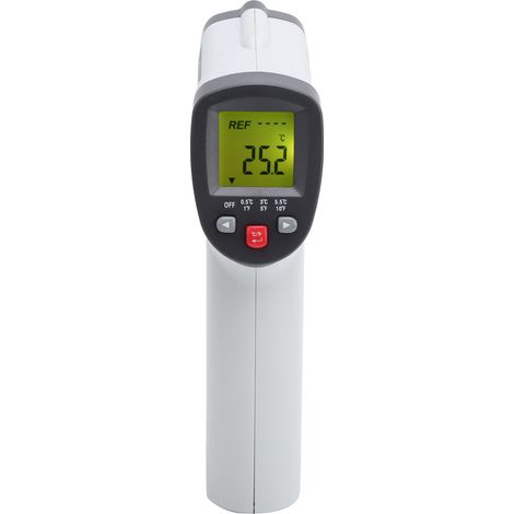 Thermomètre sans contact GM550F -50℃-500℃, affichage LCD à lumière jaune, instrument de mesure de température industriel (1/5)