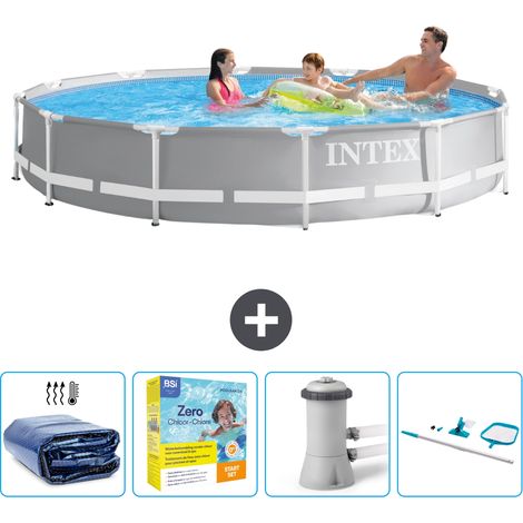 Prism Frame Pool Rund - 366x76 cm - 5-teilig SCB14 (1/5)