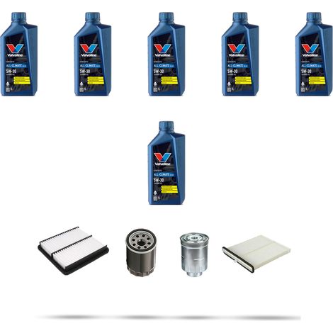 Kit tagliando 4 FILTRI e 6L OLIO compatibile con Mazda Cx-5 (KE) 2.2 Skyactiv-D 110kw dal 2012 (1/5)
