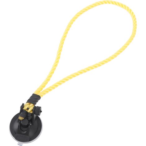 Support à ventouse pour chapeau de cowboy, fixation par corde, décoration pour portière de véhicule, jaune (1/5)
