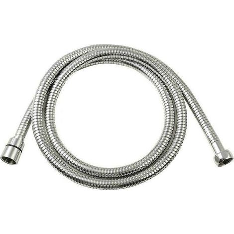Flexible de douche LUX en acier inoxydable, extensible, 150-180 cm, chromé (1/4)