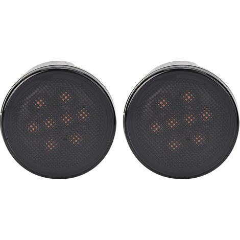 Feu antibrouillard LED, clignotant haute visibilité DC 12 V 2000 K 2 pièces/ensemble 50000 H étanche super lumineux pour voiture