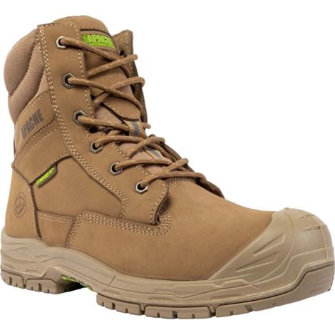 Apache Outback UK Size 6 Stone Boot Cutaway Collar Ideal for Driving In Wide Fit