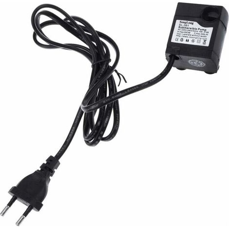Extrem leise Tauchpumpe – 300 l/h, 5 W, für Springbrunnen, Aquarien und Gartenteiche – EU-Stecker (1/5)