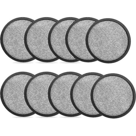 ZVD Lot de 10 disques de filtre à eau au charbon de bois de rechange pour machines à café (1/3)