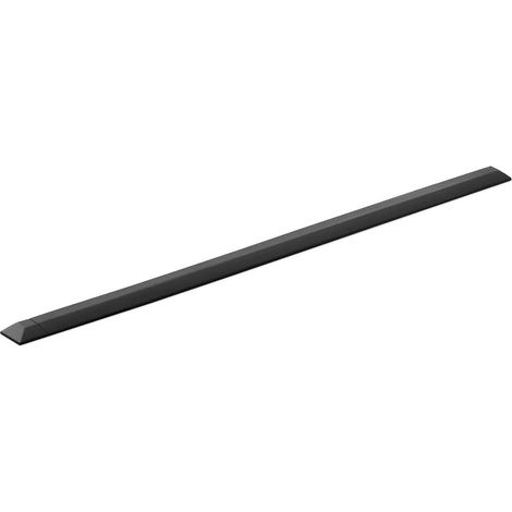 Baguette de fixation - Pour tapis annelé en caoutchouc - 95 x 6 x 1 cm - Noir - Lot de 90 (1/5)