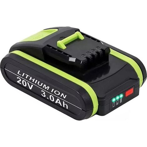 La batterie au lithium remplace la batterie pour outil électrique Worx 20V 3AH WA3551 WG169 WA3516 3X372 (1/5)
