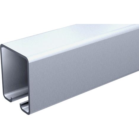 Mantion – Rail tubulaire pour portail Sportub 6 m – Dimensions 35 x 30 mm – Pour béton armé – Charge maximale 500 kg (1/3)