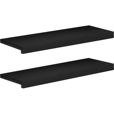 Alfeizares 2 uds. Negro 80 x 30 x 2 cm Madera de Haya Sólida vidaXL (1/5)