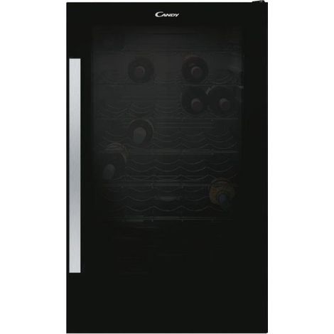 Candy CWC 150 ED-N DiVino Cantinetta Vino con Compressore 41 Bottiglie Classe G 39 dB Libera Installazione (85x49x55 cm) colore Nero (1/10)