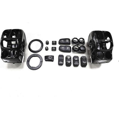 Kit de botones y carcasa para interruptor de control del manillar para Harley Road King Street Glide FLHX (1/5)