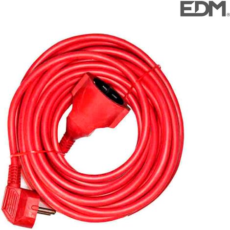 Verlängerungskabel edm 10 meter rot 16 ampere