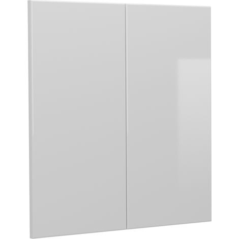 Façade de cuisine R-Line, Blanc Haute brillance, 59.2x59cm façade de meuble pour meuble mural, Vicco (1/5)