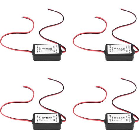 4x 12V Auto-Rückfahrkamera-Gleichrichter-Relais-Kondensator-Filter-Anschluss für Rückfahrkamera-Objektiv-Entstörungs-Vorschaltgerät (1/5)