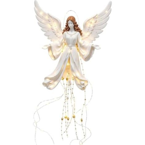 Applique Murale Ange De Noël Pour Décoration Lampe LED De Noël Cascade (1/5)