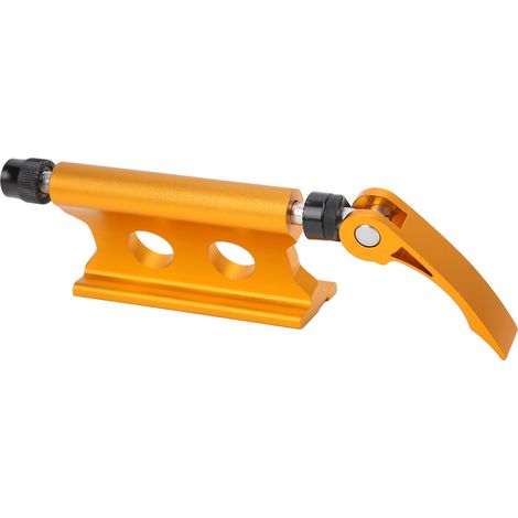 Support de Fourche Vélo Jaune, Attache Rapide pour Porte-Bagages Avant, Système de Fixation Sécurisé (1/5)