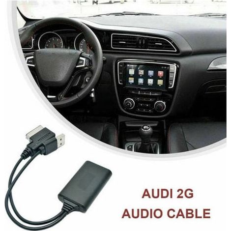 per 1x cavo adattatore USB AUX con Bluetooth per AUDI A4 8T 8K 4F Q7 7L AMI MMI 2G (1/5)