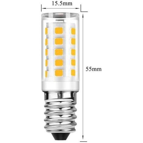 10er-Pack E14 LED-Lampen – Warmweiß (3000 K) – 5 W (entspricht einer 50-W-Glühbirne) – 500 lm (nicht dimmbar) (1/5)