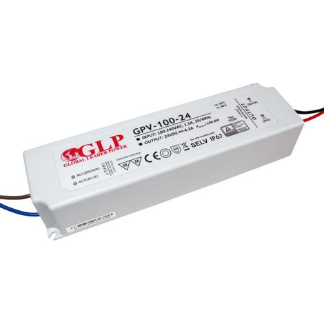 Außeneinsatz Netzteil 24V DC - 100W - IP67 - GLP