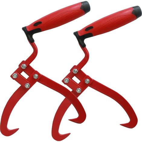 2x Handpackzange Packzange Handhebehaken Sappie Holzgreifer Forstzange (1/5)