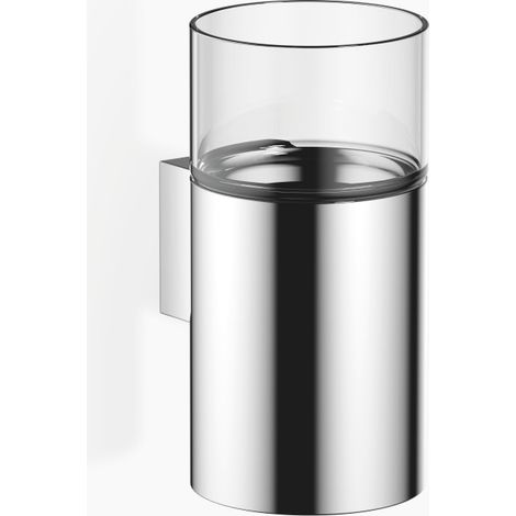 Portavasos Dornbracht, modelo de pared, con cristal transparente, (1/3)