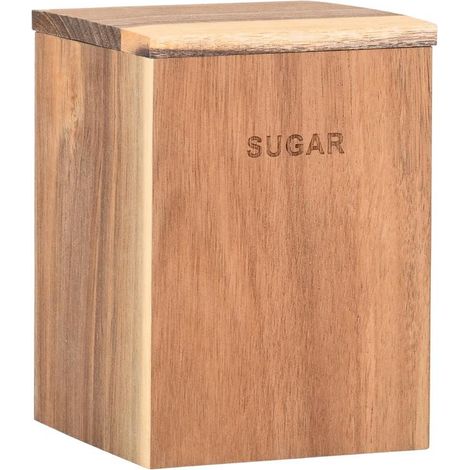 Azucarero de madera de acacia (1/4)