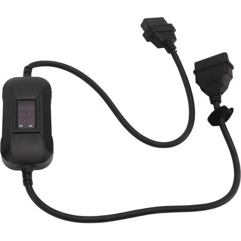 Adaptateur Câble Scanner OBD2 12-24V Compatible X431 Easydiag 2.0/3.0 GOLO Résistant Chaleur ABS Camion Poids Lourd Diesel Noir (1/5)