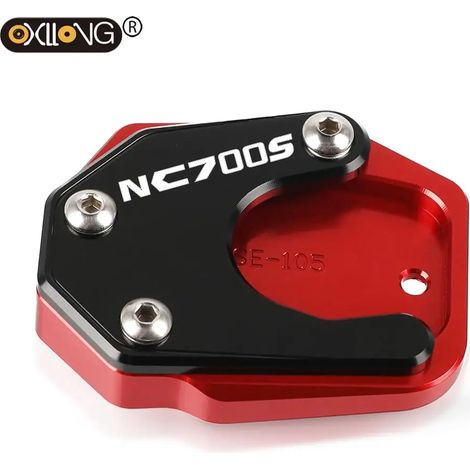 (Logo NC700S) Extension de béquille latérale pour moto, compatible avec Honda NC700S/X, NC700 S et NC700X (2012-2015, Maxpower). (1/4)