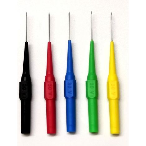 15 drill test clips, multimeter test probes with banana plug insulation, 4 mm multimeter test probe, automotive test probe (1/5)
