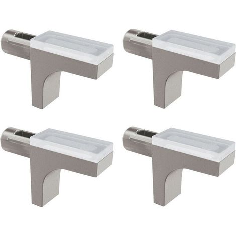 2 silent blocs femelles pleins M8 x 4 mm, anti-vibration 30 x 25 mm (1/3)