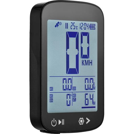 Tachimetro GPS wireless per bicicletta con display HD, compatibile con GPS, Beidou e navigazione multisatellite. (1/5)