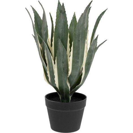 Agave artificiale h55cm verde - Atmosphera créateur d'intérieur (1/3)