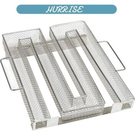 1 Générateur de fumée froide,Acier inoxydable,Design en M,Fumage équilibré,Pour barbecue et fumoir (1/5)