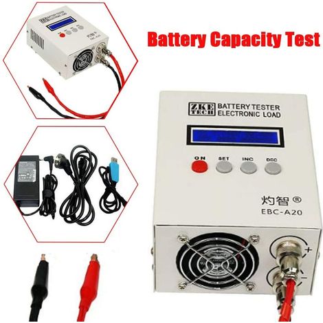Li-Po Battery Capacity Tester EBC-A20 Battery Tester 5A Charging 20A Discharging 85W Multifunction Battery Capacity Tester (1/5)