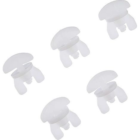 CSPARKV Rouleaux de Rail de Rideau,24 PCS Arrêts de Tringle à Rideau Bouchons de Tringle Bouchons de Rideau Rail de Draperie en Plastique Glisseur Coulissant Accessoires de Remplacement (1/5)