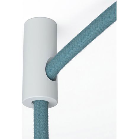 creative cables - Decentratore, gancio a soffitto per cavo elettrico tessile con fermo