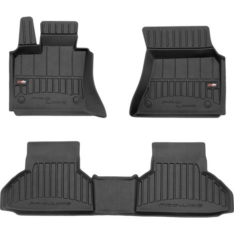 OMAC Tapis de sol caoutchouc pour BMW X6 F16 F86 2014-2019 Noir Premium (1/5)