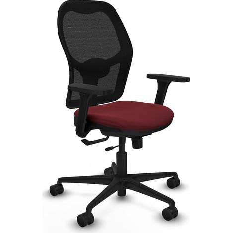 Bürostuhl piqueras y crespo Jorquera Kunstleder granate Farbe (1/2)