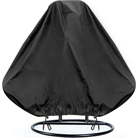[NEVER USED] Hanging Chair Cover, Waterproof Hanging Chair Cover, Egg Chair Protective Cover, Windproof, UV-Resistant, Durable Oxford Fabric (230 x 200 cm)