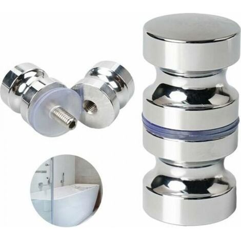 Runder Duschtürgriff aus Aluminiumlegierung für Badezimmer, Glastüren, Schiebetüren (1/5)