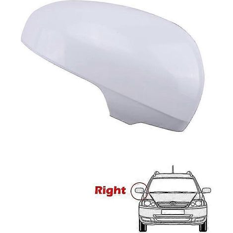 Außenspiegelkappe für Toyota Prius Plus (2011–2020), Prius (2009–2012) und Mark X (2009–2012) – Weiß