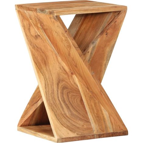 Side Table 35x35x55 cm Solid Wood Acacia vidaXL